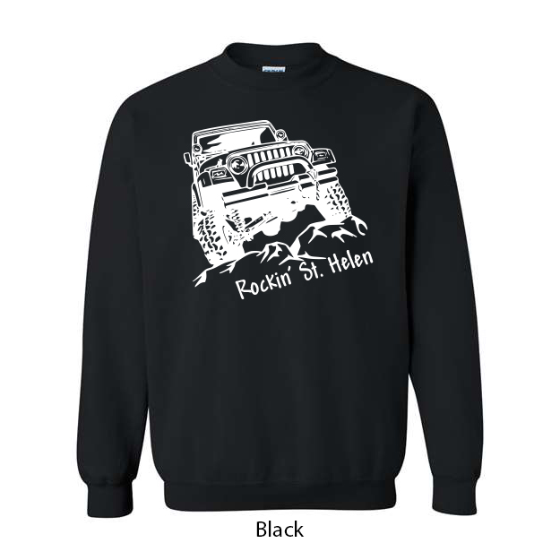 Rockin St. Helen Jeep Crewneck Sweatshirt
