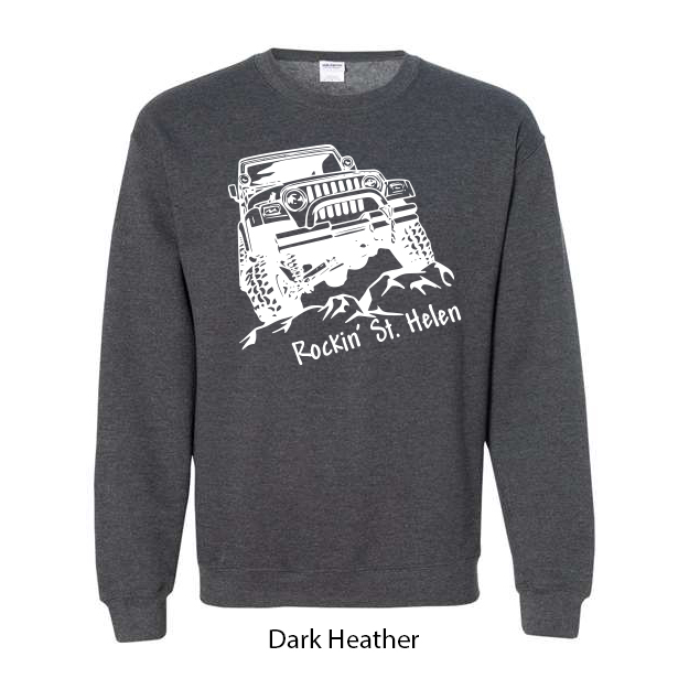 Rockin St. Helen Jeep Crewneck Sweatshirt - Image 2