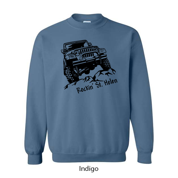 Rockin St. Helen Jeep Crewneck Sweatshirt - Image 5