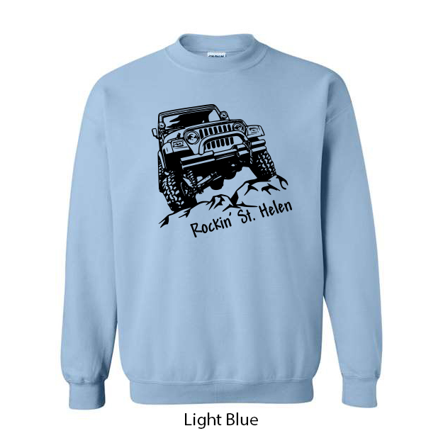 Rockin St. Helen Jeep Crewneck Sweatshirt - Image 6