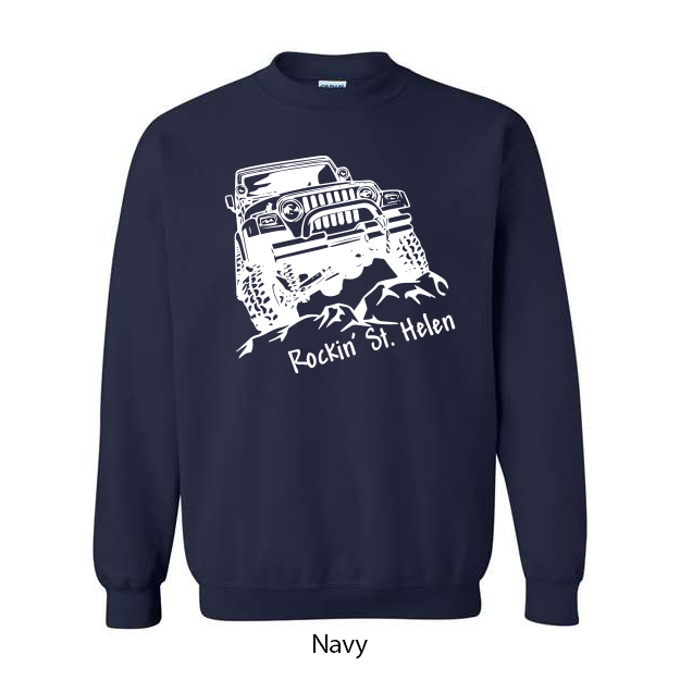 Rockin St. Helen Jeep Crewneck Sweatshirt - Image 9