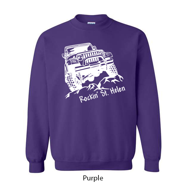 Rockin St. Helen Jeep Crewneck Sweatshirt - Image 10
