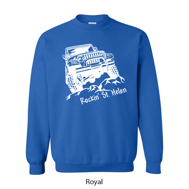 Rockin St. Helen Jeep Crewneck Sweatshirt - Image 12