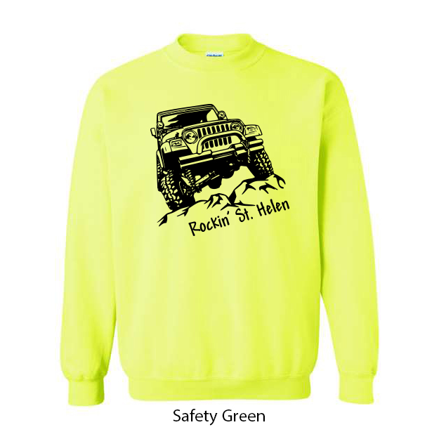 Rockin St. Helen Jeep Crewneck Sweatshirt - Image 13