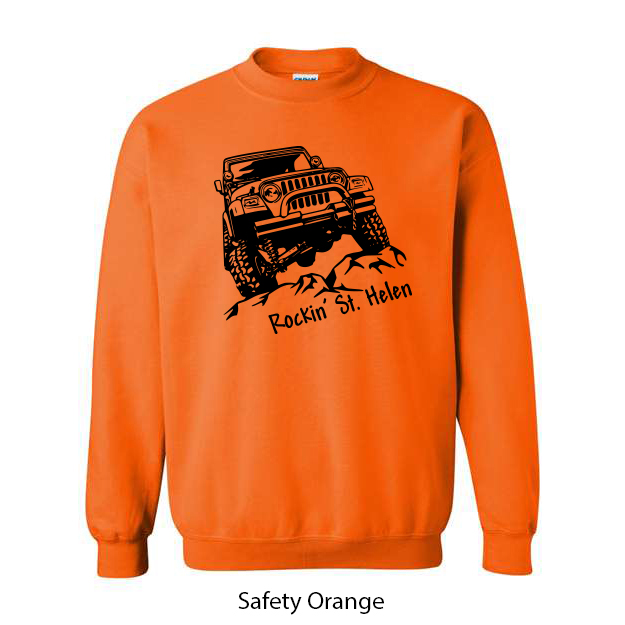 Rockin St. Helen Jeep Crewneck Sweatshirt - Image 14