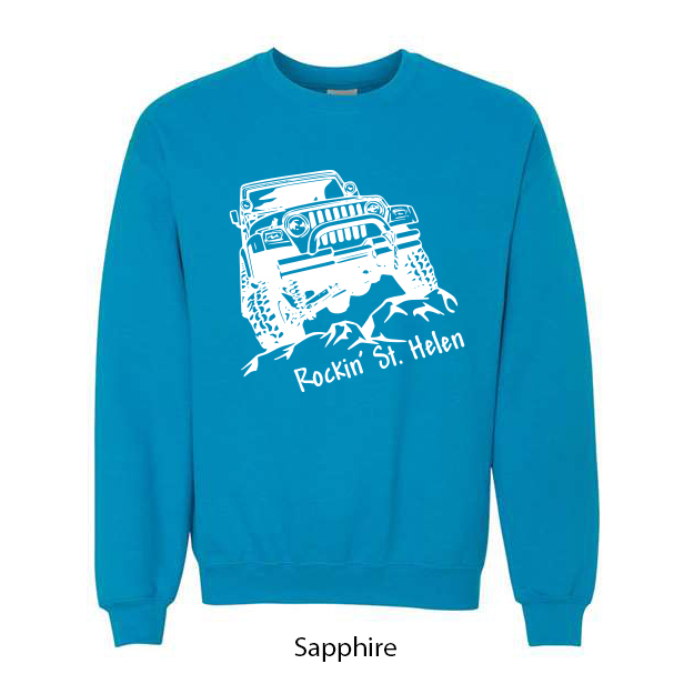 Rockin St. Helen Jeep Crewneck Sweatshirt - Image 15