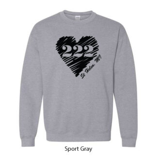 222 Heart Crewneck Sweatshirt