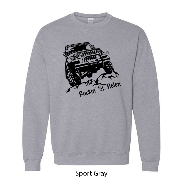 Rockin St. Helen Jeep Crewneck Sweatshirt - Image 16