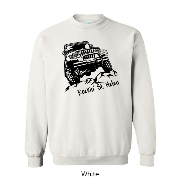 Rockin St. Helen Jeep Crewneck Sweatshirt - Image 17