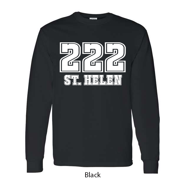 222 Heart Long Sleeve T-Shirt - Image 2