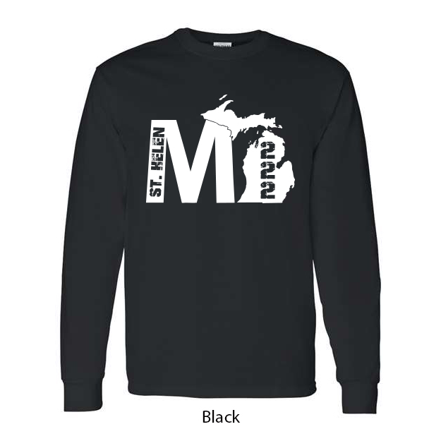 Michigan 222 Long Sleeve T-Shirt - Image 2