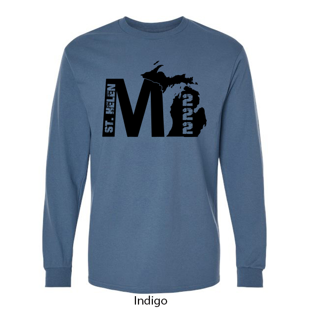 Michigan 222 Long Sleeve T-Shirt - Image 4