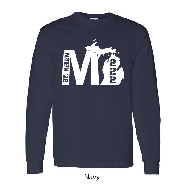 Michigan 222 Long Sleeve T-Shirt - Image 6