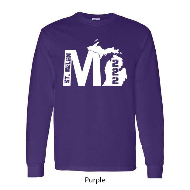 Michigan 222 Long Sleeve T-Shirt