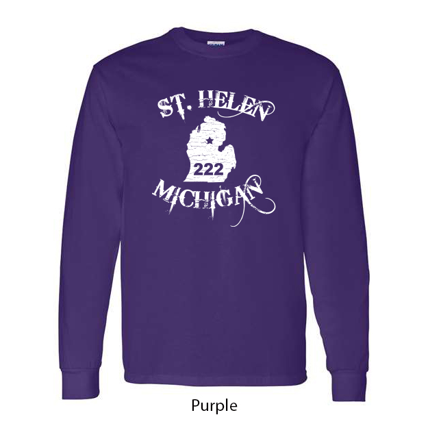 St. Helen MI Long Sleeve T-Shirt - Image 7