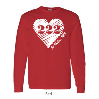 222 Heart Long Sleeve T-Shirt