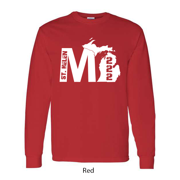 Michigan 222 Long Sleeve T-Shirt - Image 7
