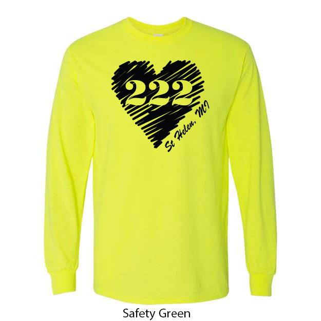 222 Heart Long Sleeve T-Shirt - Image 9
