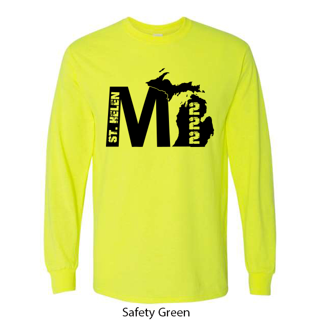 Michigan 222 Long Sleeve T-Shirt - Image 9