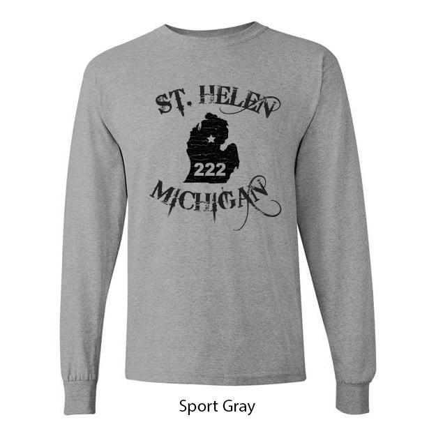 St. Helen MI Long Sleeve T-Shirt - Image 11