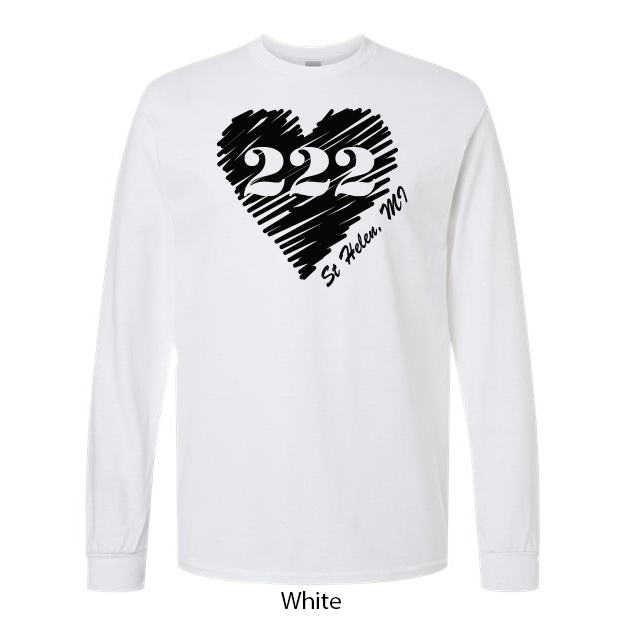 222 Heart Long Sleeve T-Shirt - Image 12