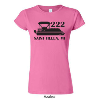 222 Pontoon Ladies T-Shirt
