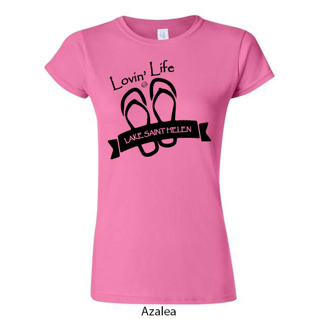 Lovin' Life Ladies T-Shirt - Image 2