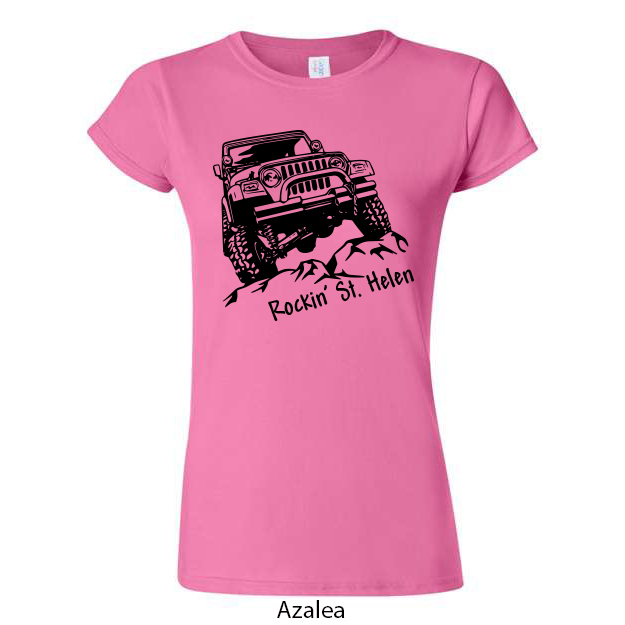 Rockin St. Helen Jeep Ladies T-Shirt - Image 2