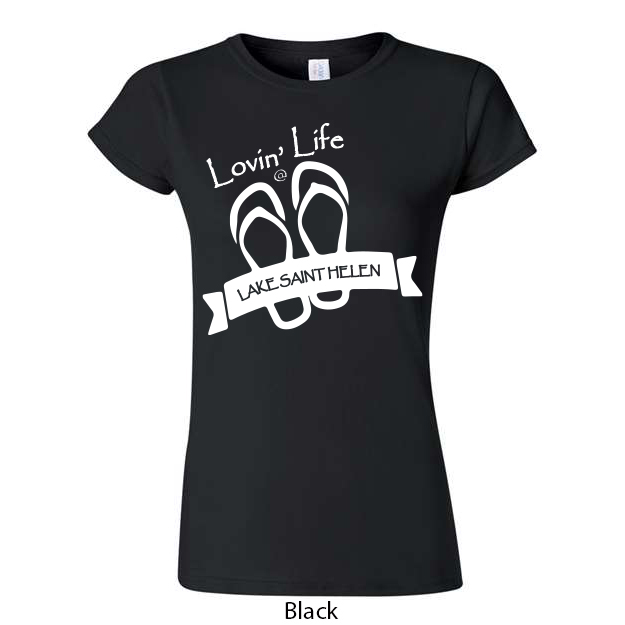 Lovin' Life Ladies T-Shirt - Image 3