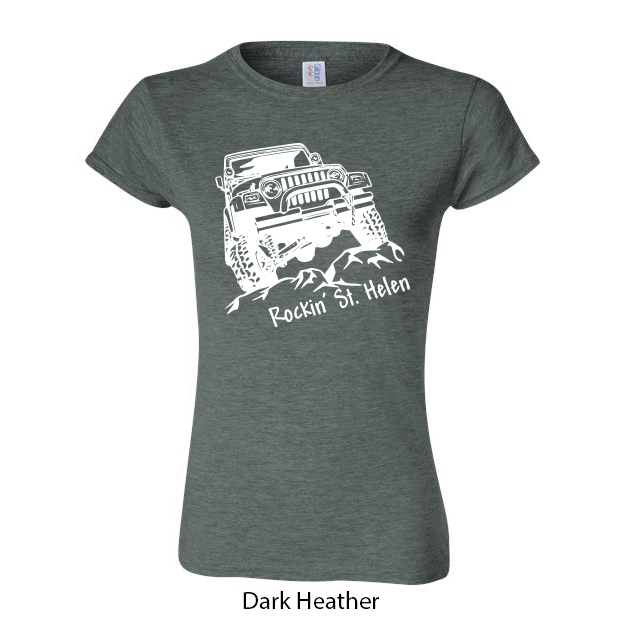 Rockin St. Helen Jeep Ladies T-Shirt - Image 4