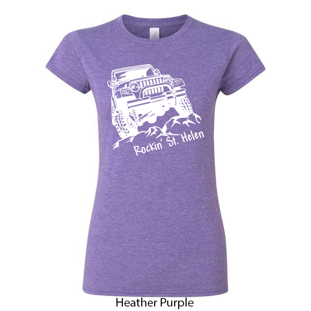 Rockin St. Helen Jeep Ladies T-Shirt - Image 5