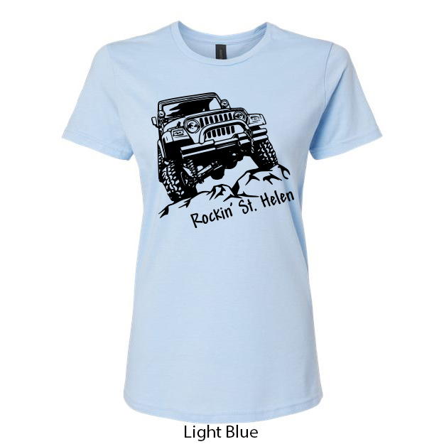 Rockin St. Helen Jeep Ladies T-Shirt - Image 8