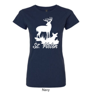 St. Helen Deer Ladies T-Shirt