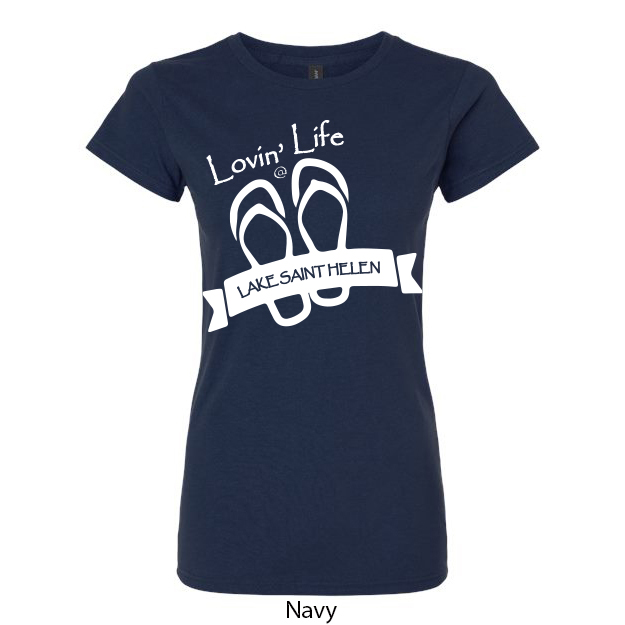 Lovin' Life Ladies T-Shirt - Image 8