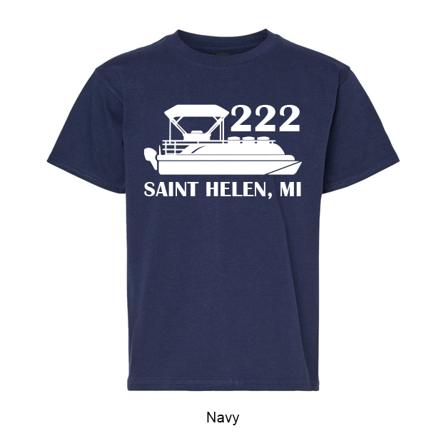 222 Pontoon Youth T-Shirt - Image 13