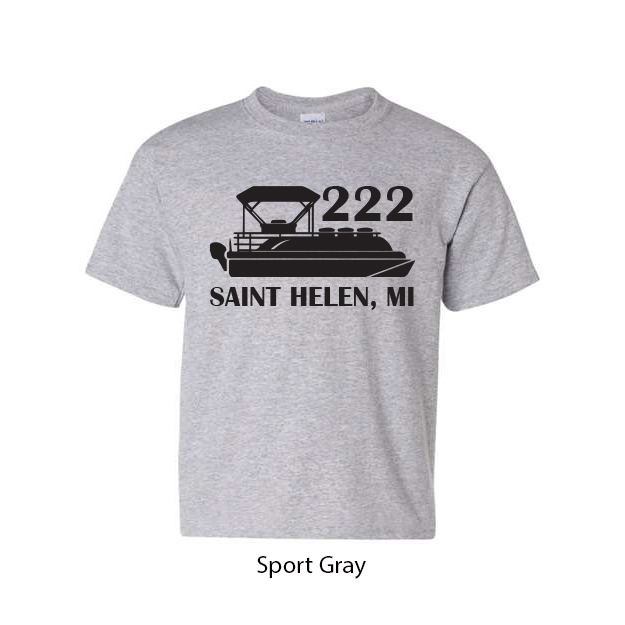 222 Pontoon Youth T-Shirt - Image 21